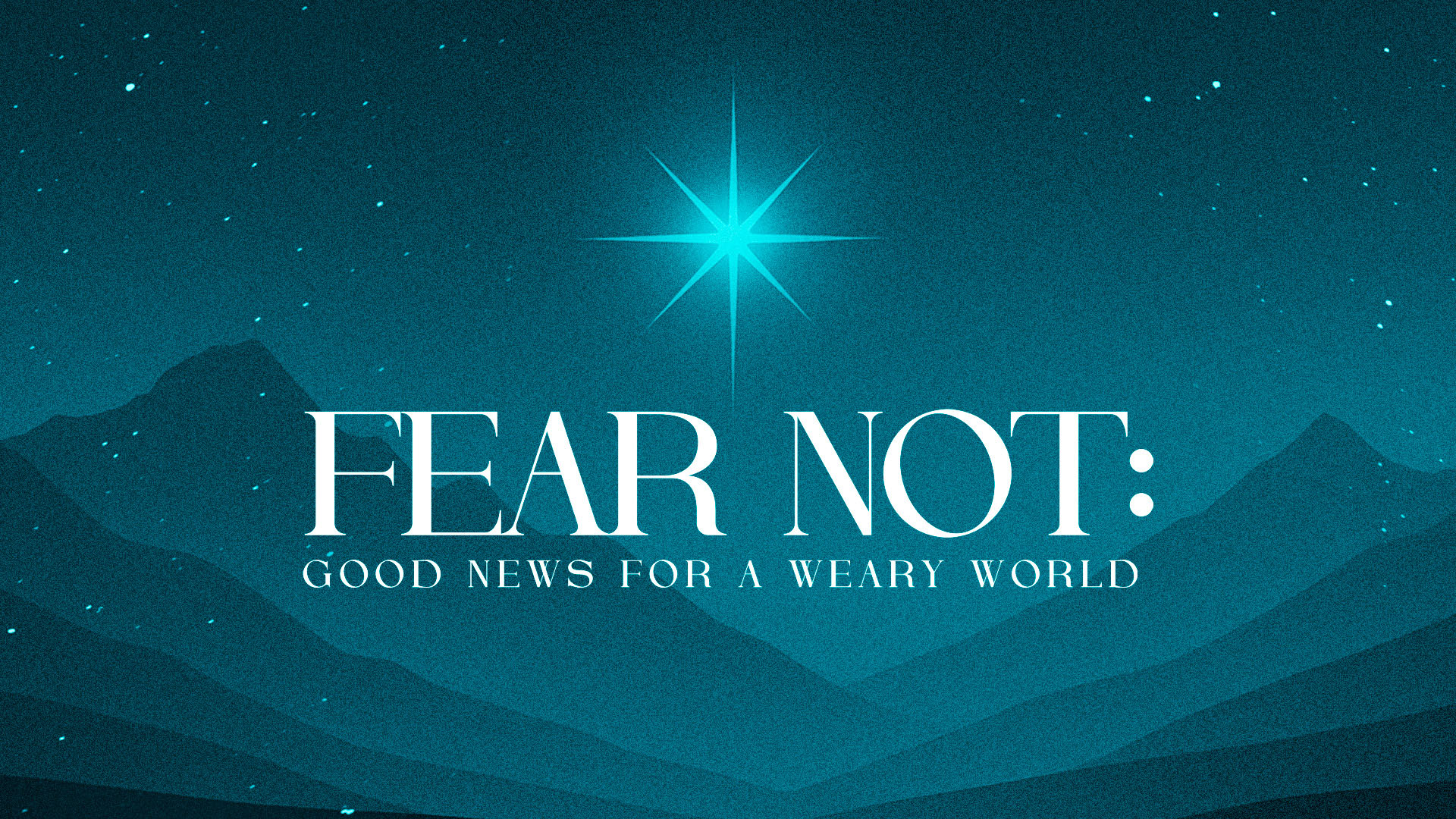 FEAR NOT: GOD IS DOING A NEW THING